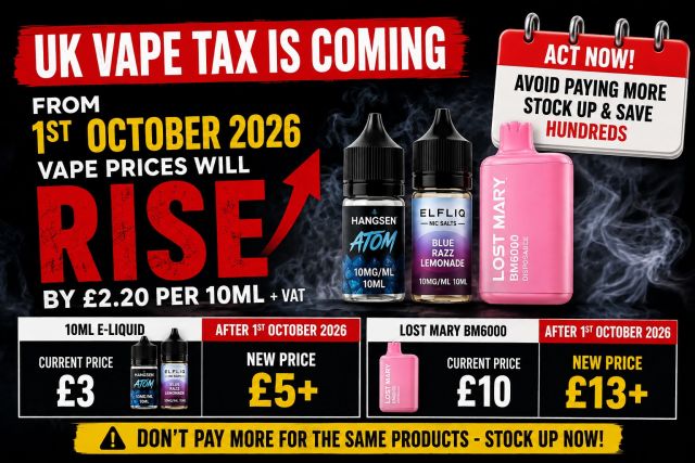 How to Avoid the Upcoming UK Vape Tax (2026) | Save Money Before Prices Rise